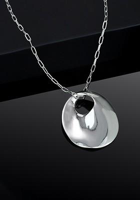 Silver Solid Rhodium Plated Pendant