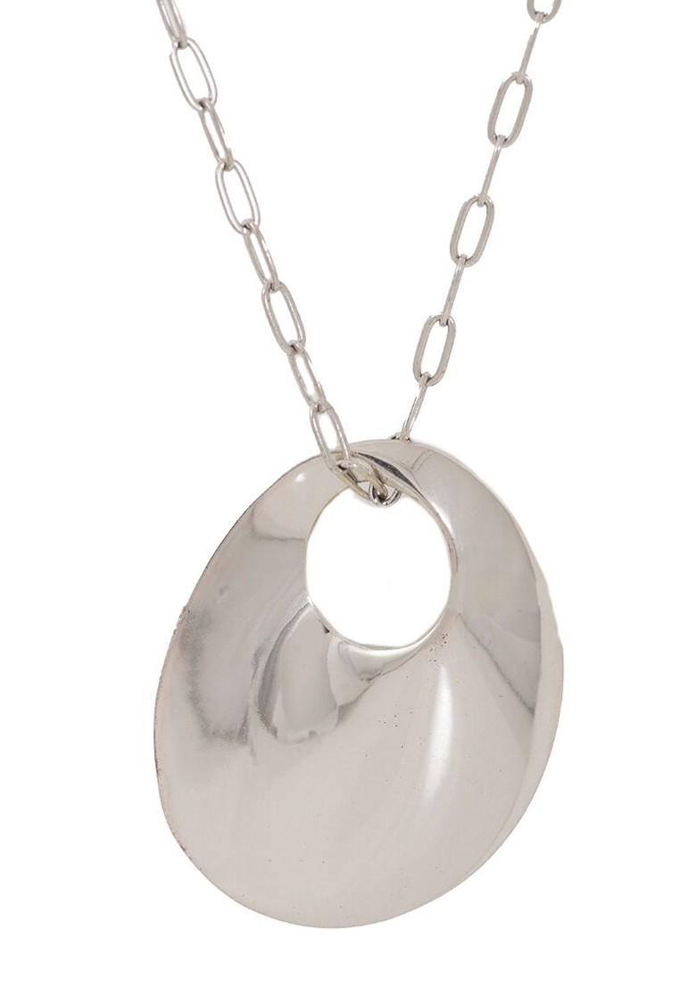 Silver Solid Rhodium Plated Pendant
