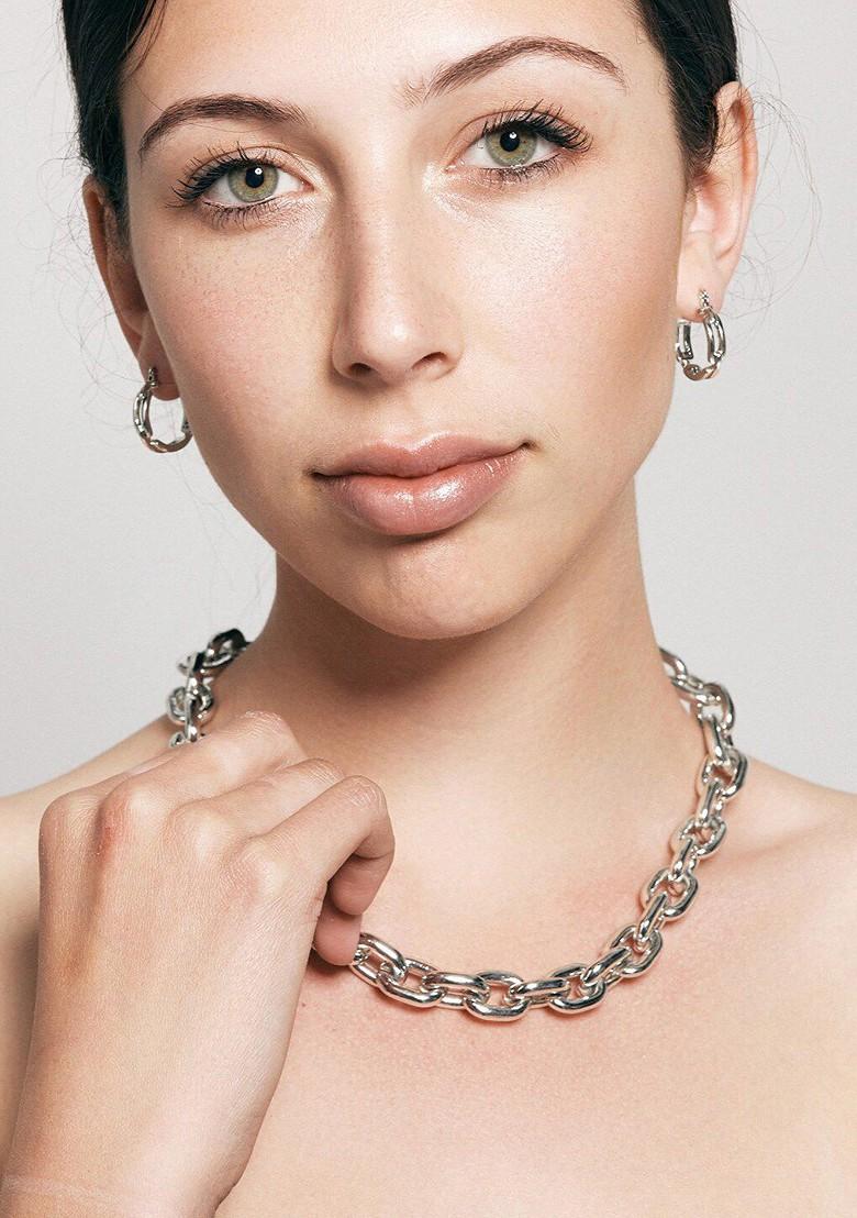 Silver Solid Jewellery Chain And Pendant