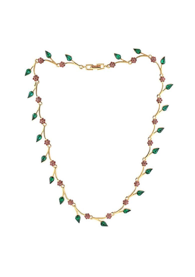 Gold Solid Gold Plated Chain And Pendant