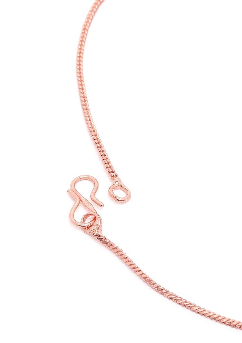 Red Studded Gold Plated Pendant