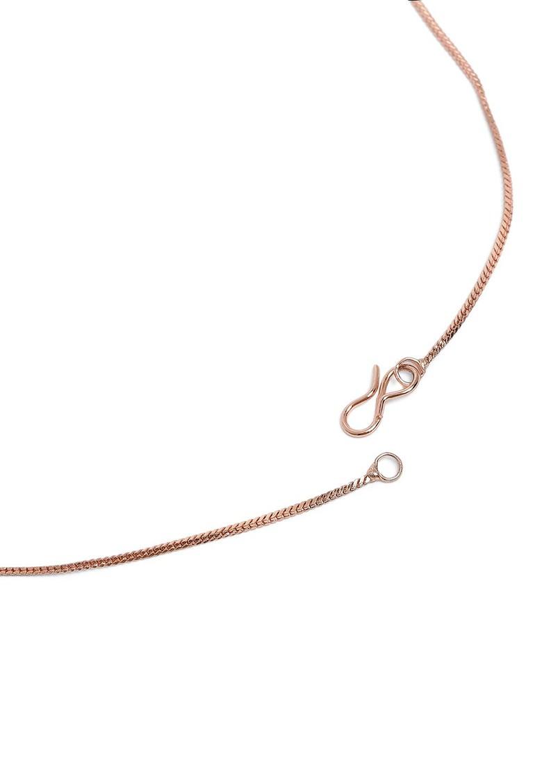 White Cz Gold Plated Pendant