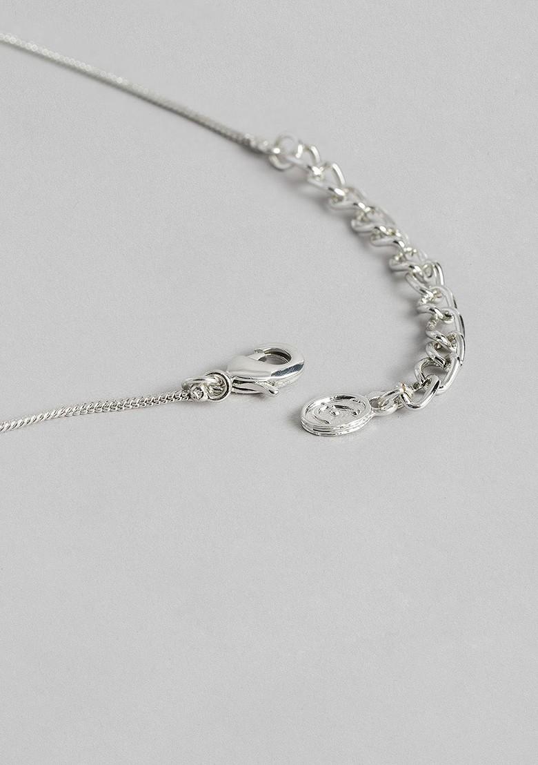Silver Solid Rhodium Plated Pendant