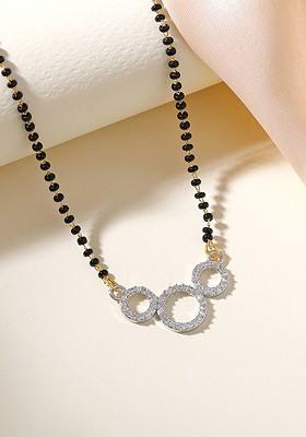 Gold Studded Gold Plated Mangalsutra