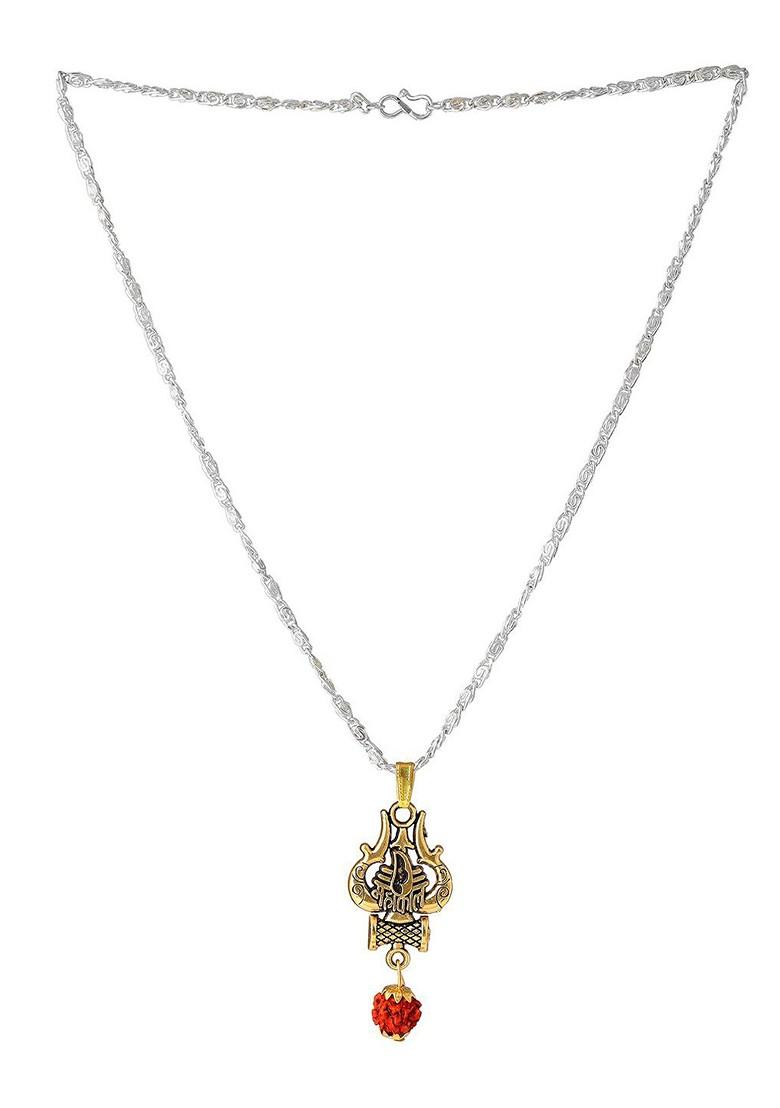 Silver Solid Rhodium Plated Pendant