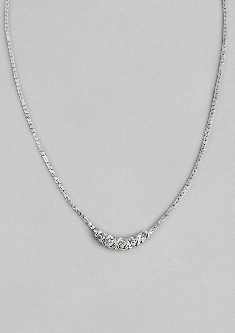 Silver Solid Jewellery Chain And Pendant