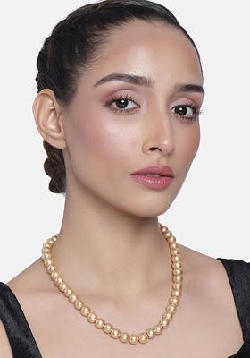 Gold Solid Gold Plated Chain And Pendant