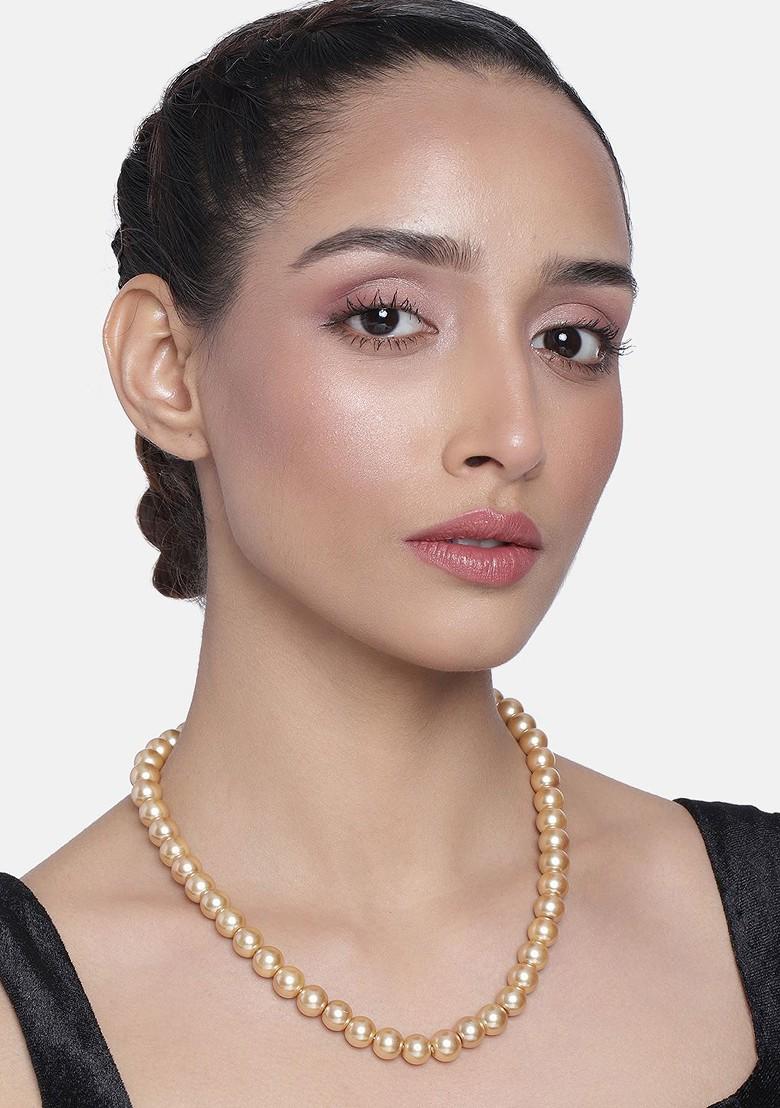 Gold Solid Gold Plated Chain And Pendant