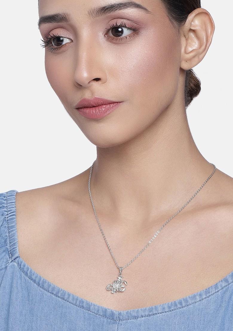 Silver Solid Jewellery Chain And Pendant