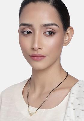 Gold Solid Gold Plated Chain And Pendant