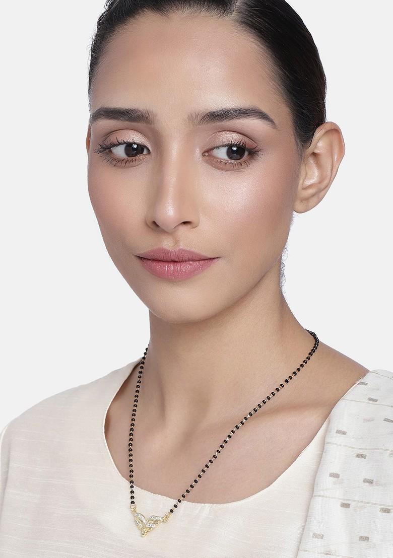 Gold Solid Gold Plated Chain And Pendant