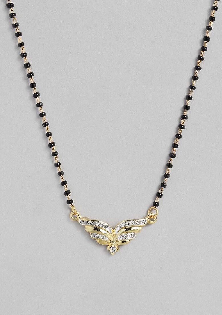 Gold Solid Gold Plated Chain And Pendant