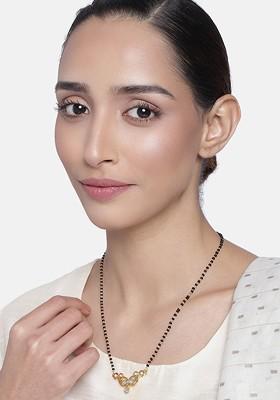 Gold Solid Gold Plated Chain And Pendant