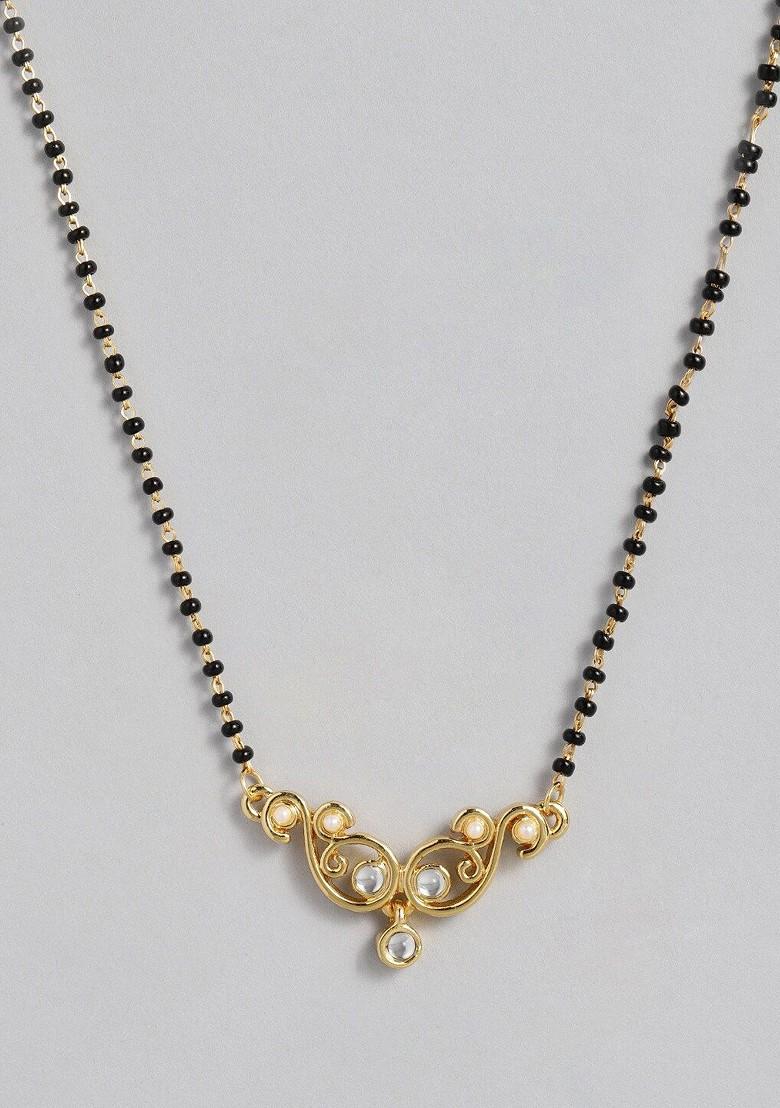 Gold Solid Gold Plated Chain And Pendant