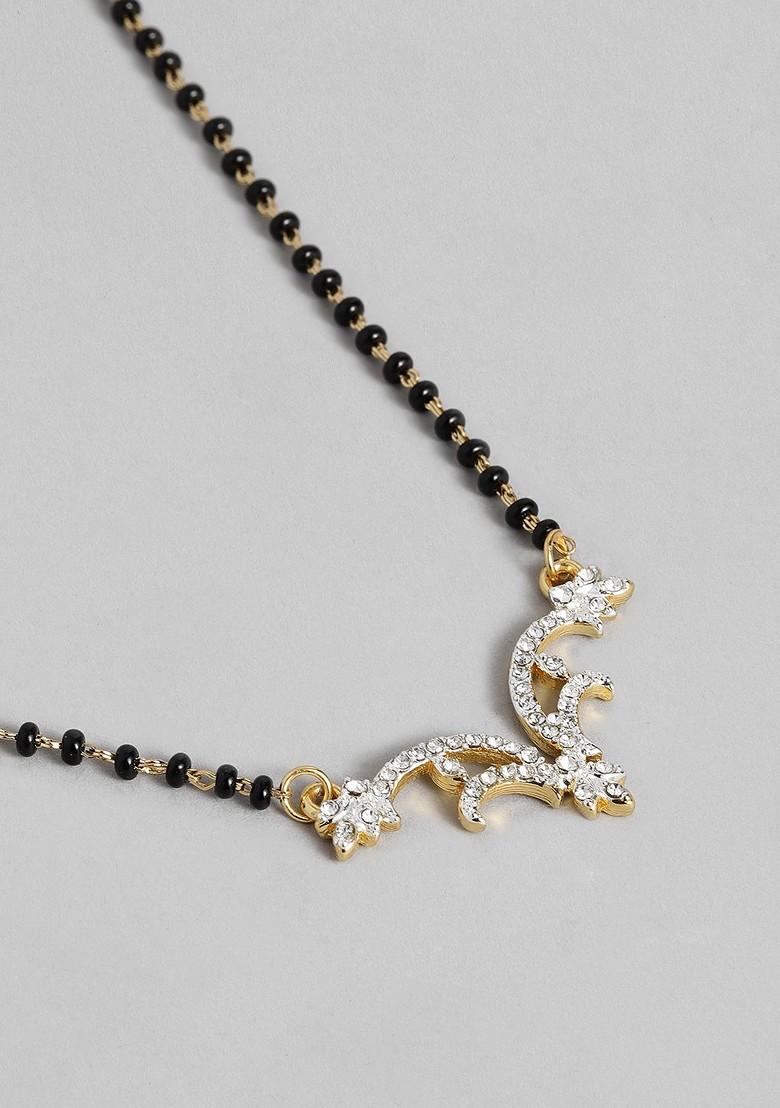 Gold Solid Gold Plated Chain And Pendant