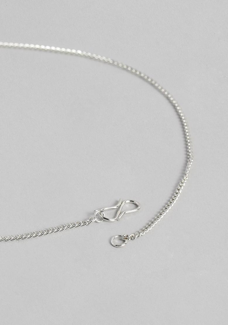 Silver Solid Jewellery Chain And Pendant