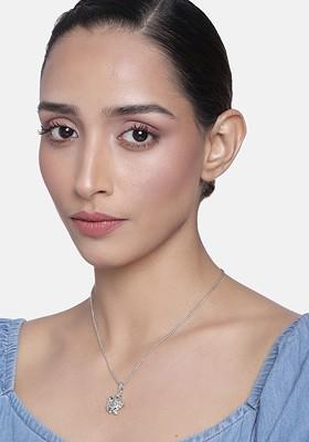 Silver Solid Jewellery Chain And Pendant