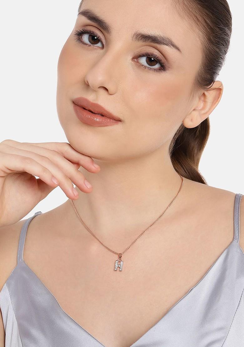 Rose Gold Solid Gold Plated Pendant