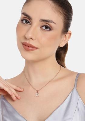 Rose Gold Solid Gold Plated Pendant