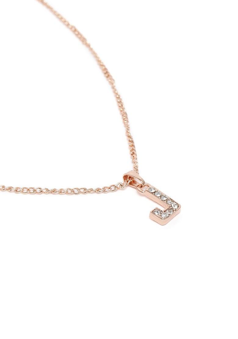 Rose Gold Studded Gold Plated Pendant