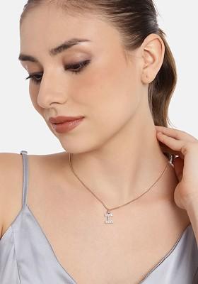 Rose Gold Solid Gold Plated Pendant