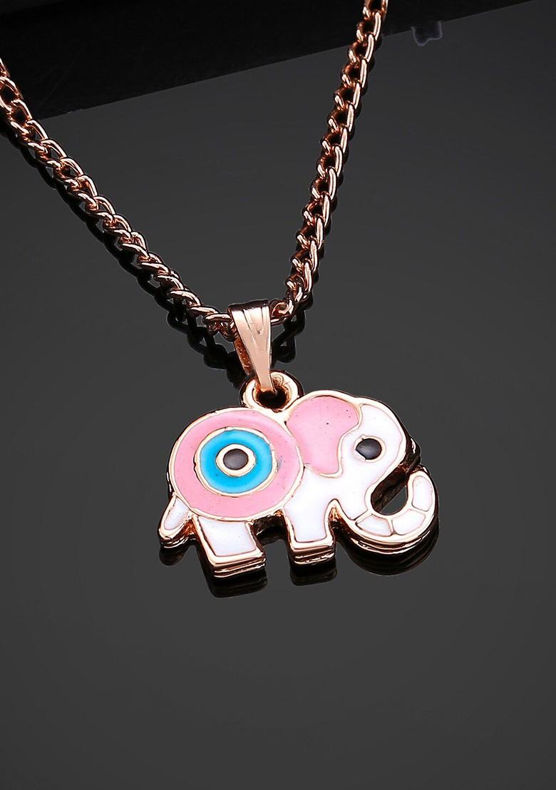 Rose Gold Solid Gold Plated Pendant