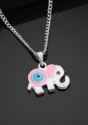 Silver Solid Rhodium Plated Pendant