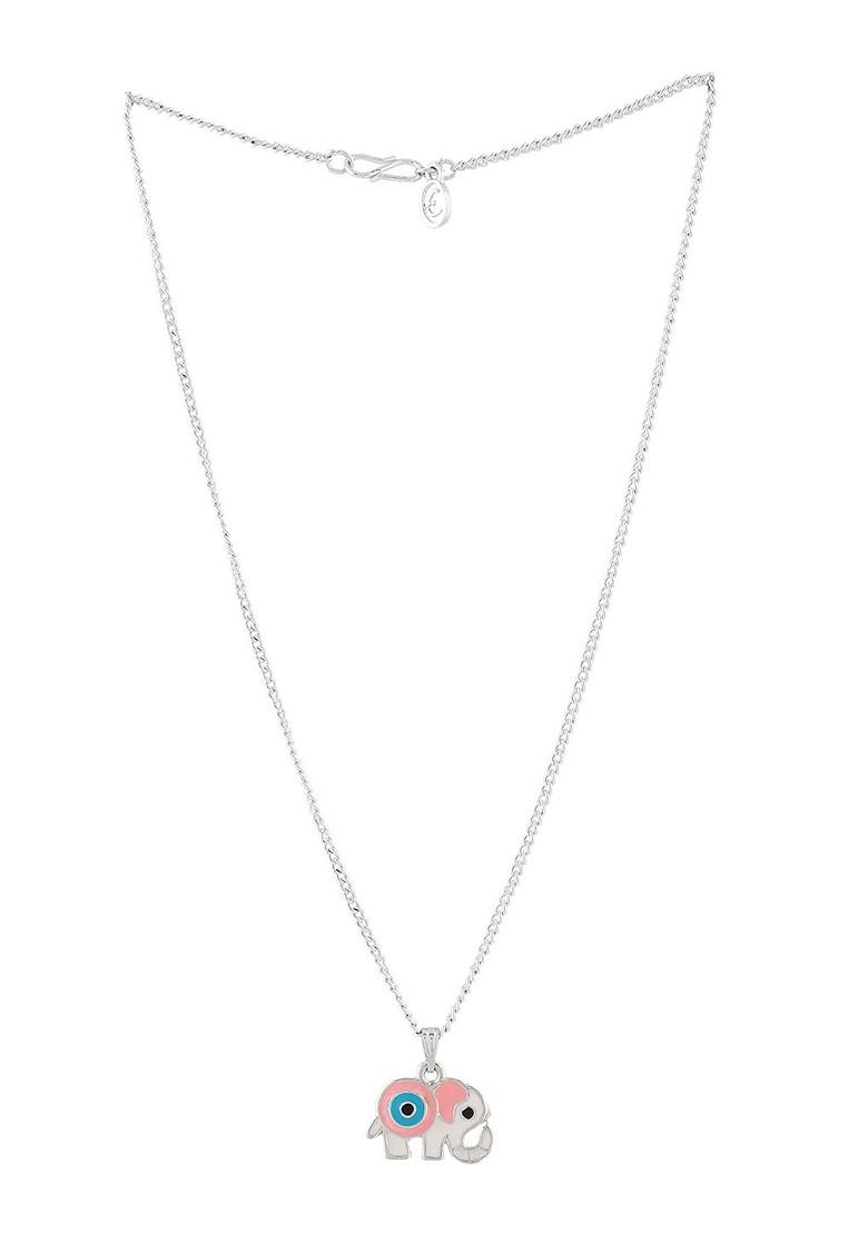 Silver Solid Rhodium Plated Pendant