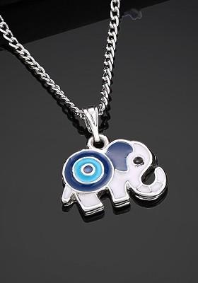 Silver Solid Rhodium Plated Pendant