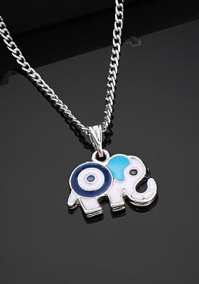 Silver Solid Rhodium Plated Pendant