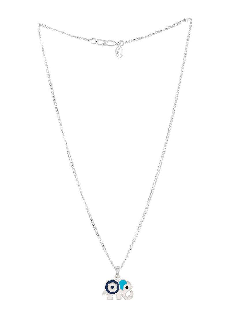 Silver Solid Rhodium Plated Pendant