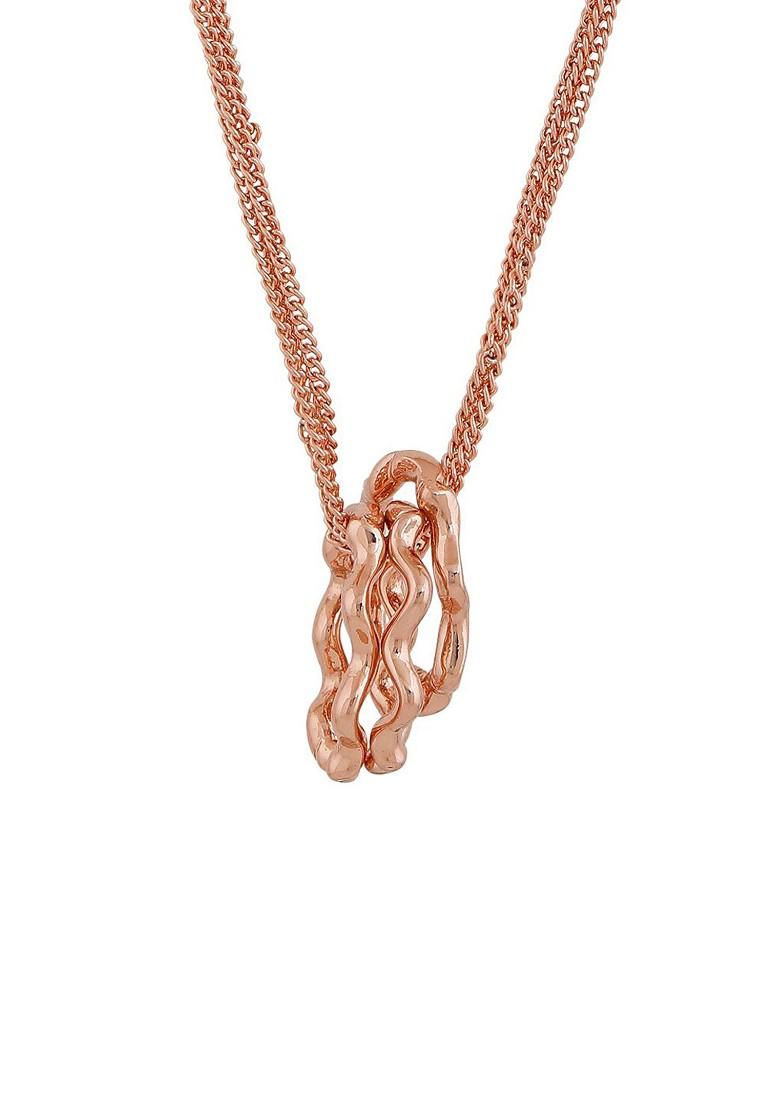 Rose Gold Solid Gold Plated Pendant