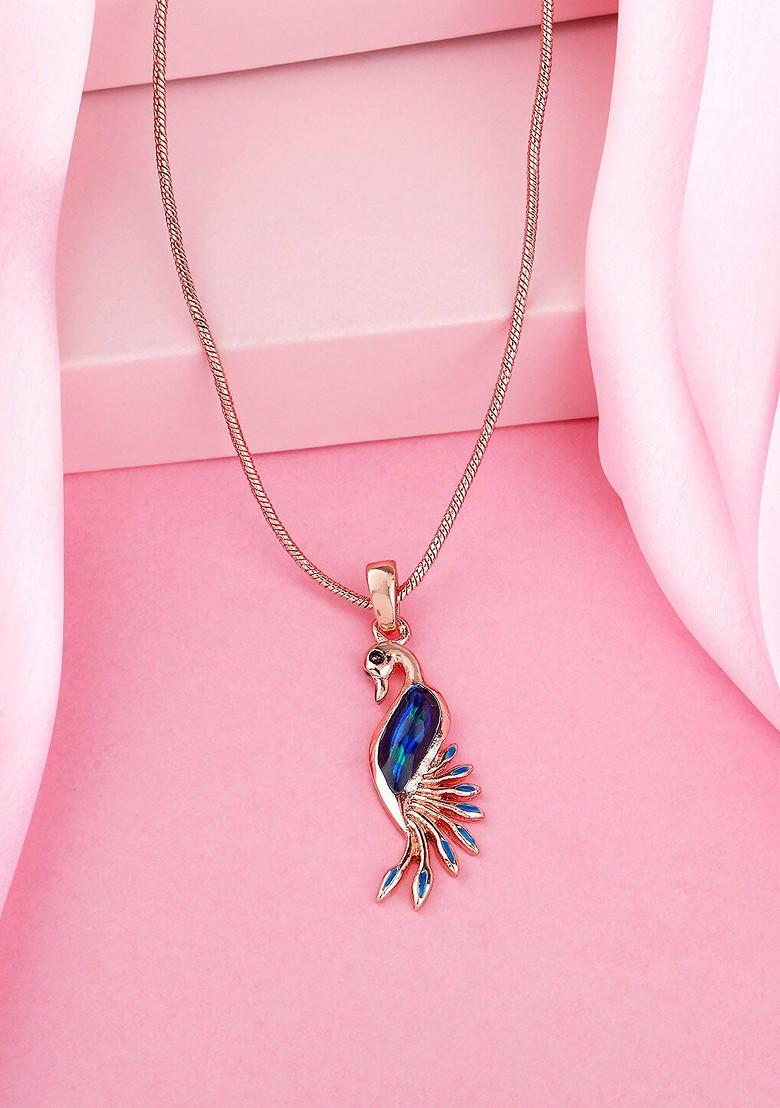 Rose Gold Solid Gold Plated Pendant