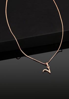 Rose Gold Solid Gold Plated Pendant