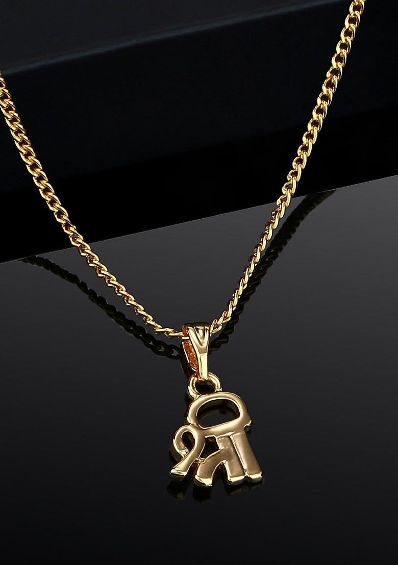 Gold Solid Gold Plated Pendant