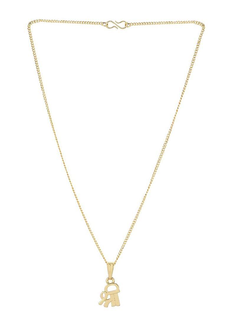 Gold Solid Gold Plated Pendant