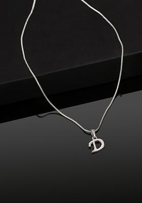 Silver Solid Rhodium Plated Pendant