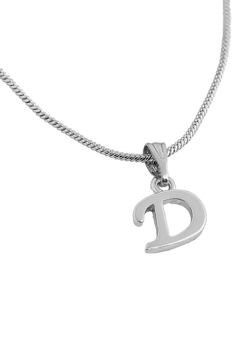 Silver Solid Rhodium Plated Pendant