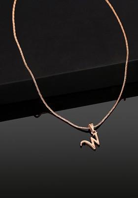 Rose Gold Solid Gold Plated Pendant