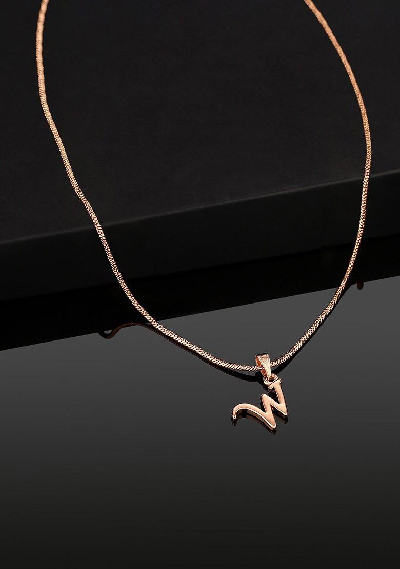 Rose Gold Solid Gold Plated Pendant