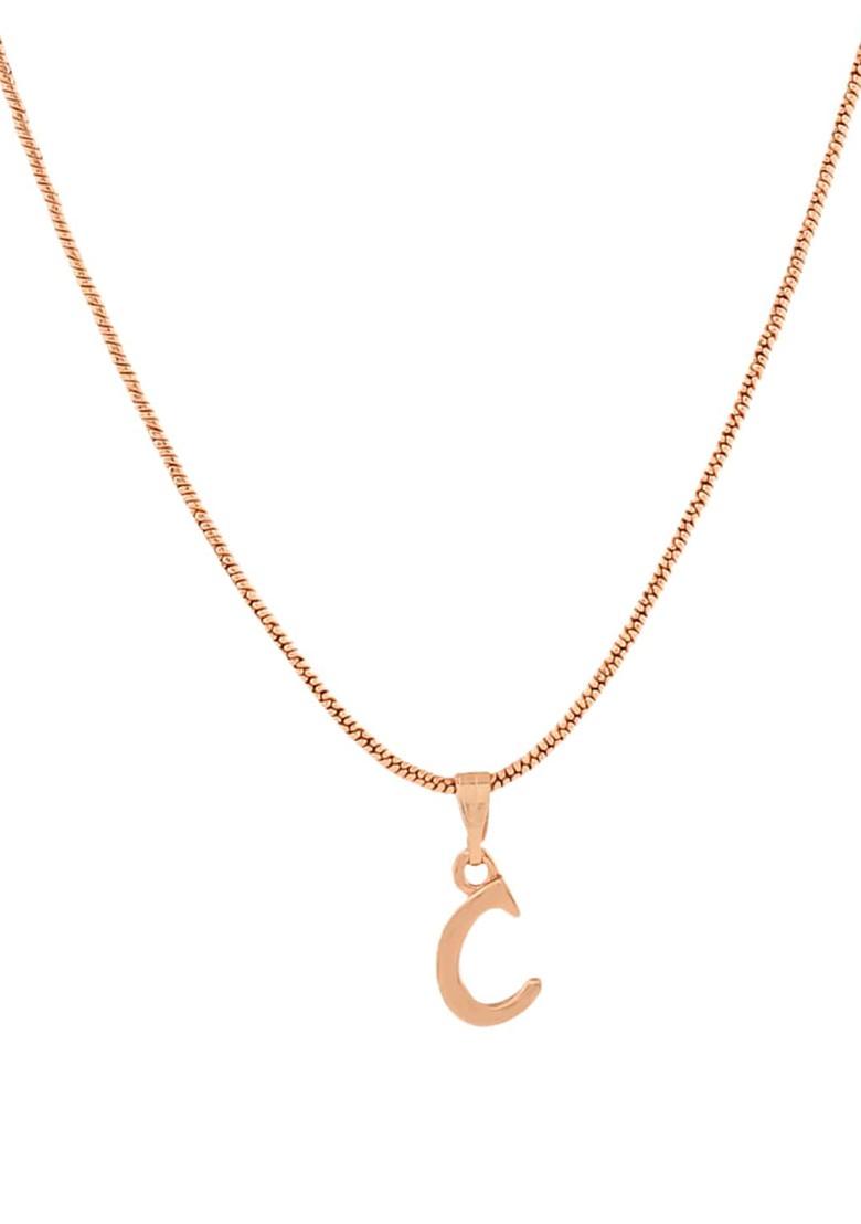 Rose Gold Solid Gold Plated Pendant