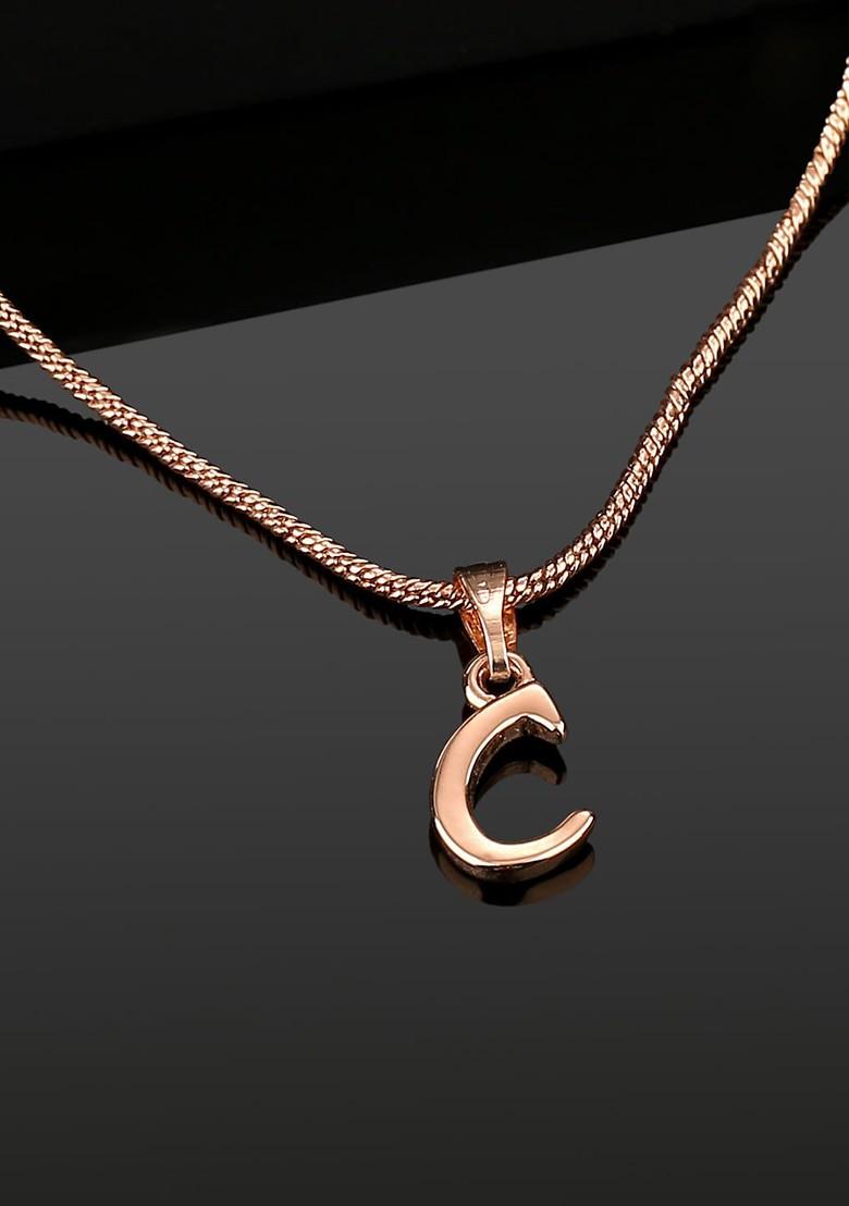 Rose Gold Solid Gold Plated Pendant