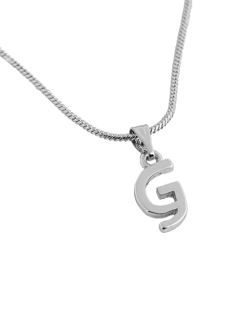 Silver Solid Rhodium Plated Pendant