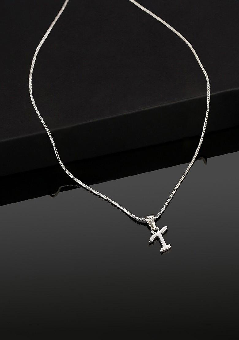 Silver Solid Rhodium Plated Pendant