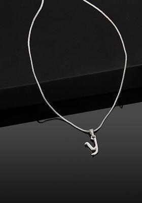 Silver Solid Rhodium Plated Pendant