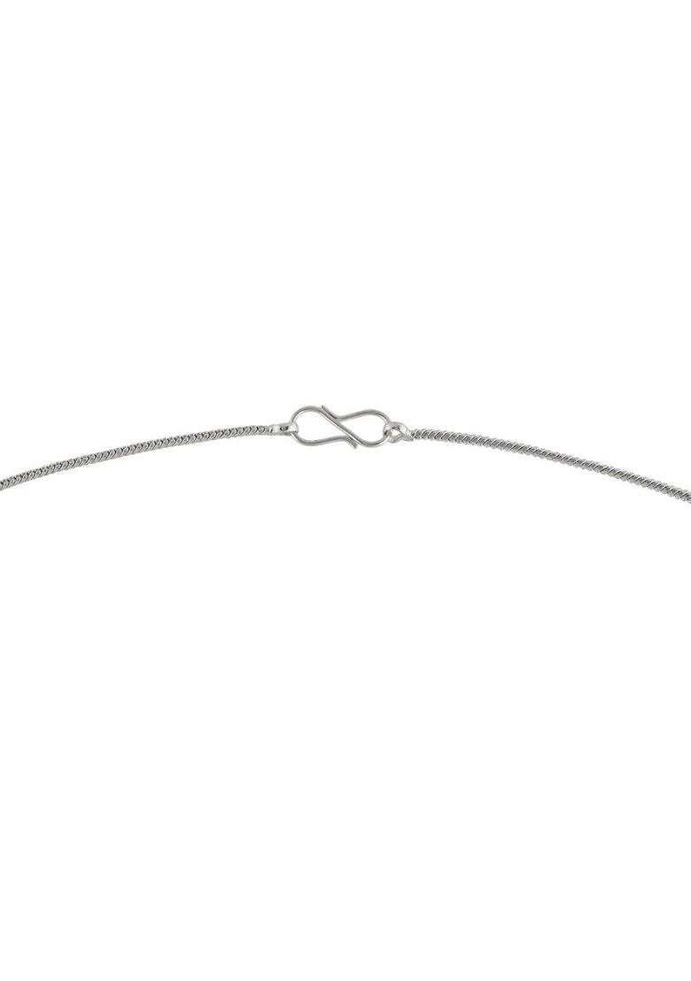 Silver Solid Rhodium Plated Pendant