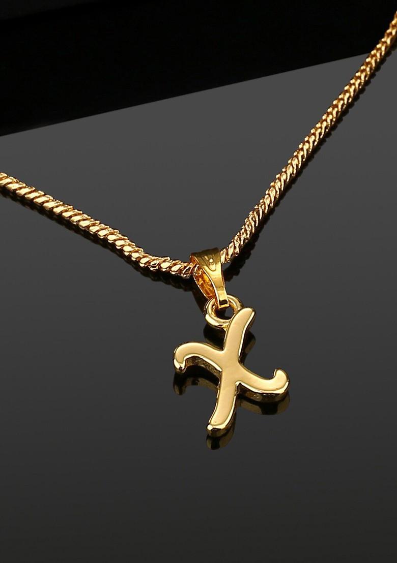 Gold Solid Gold Plated Pendant