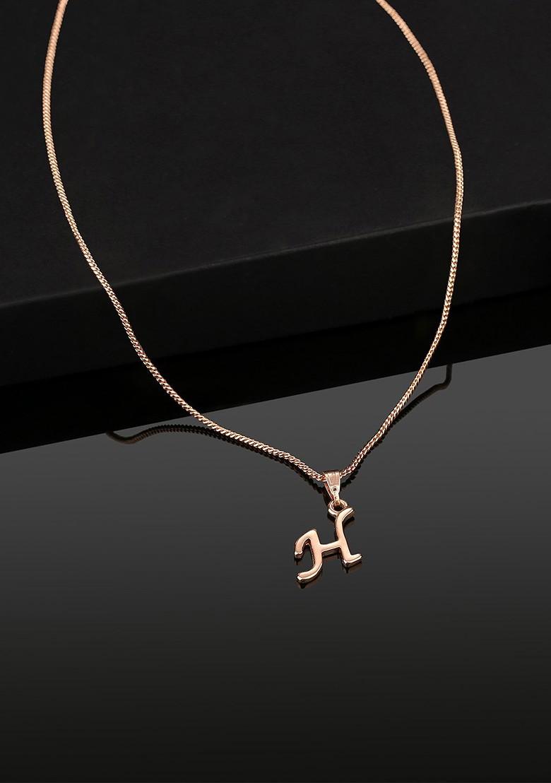 Rose Gold Solid Gold Plated Pendant