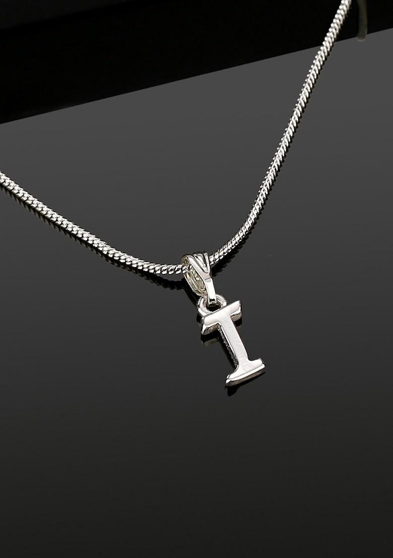 Silver Solid Rhodium Plated Pendant