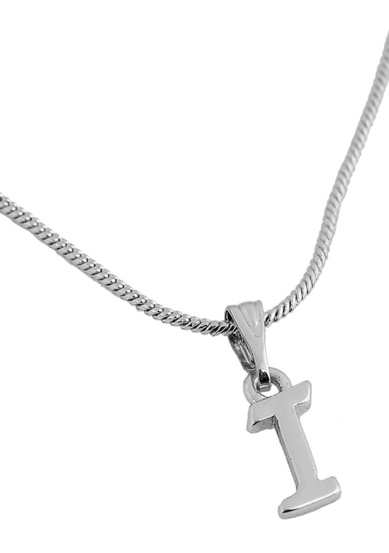Silver Solid Rhodium Plated Pendant